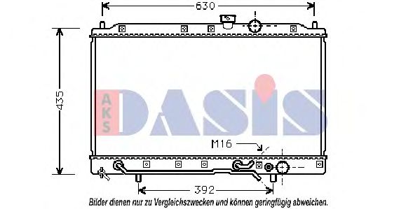 Imagine Radiator, racire motor AKS DASIS 140054N