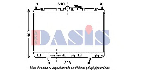 Imagine Radiator, racire motor AKS DASIS 140059N