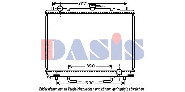 Imagine Radiator, racire motor AKS DASIS 140061N