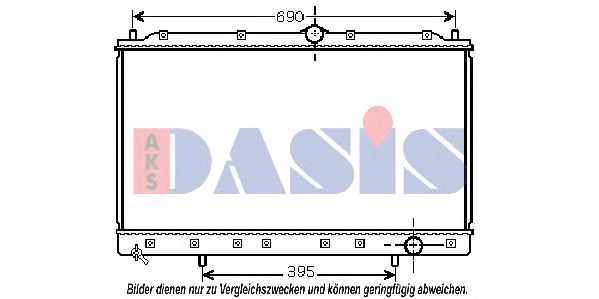 Imagine Radiator, racire motor AKS DASIS 140063N