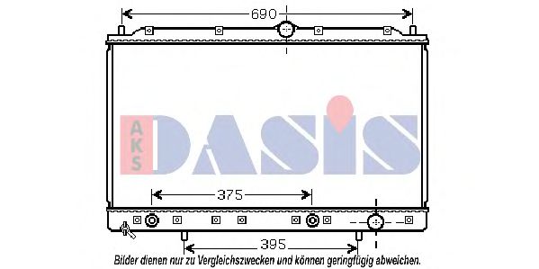 Imagine Radiator, racire motor AKS DASIS 140064N