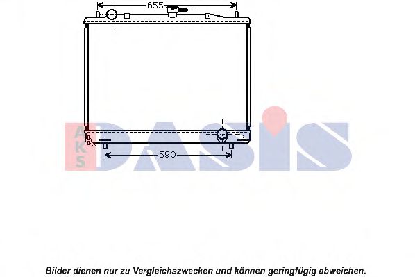 Imagine Radiator, racire motor AKS DASIS 140077N