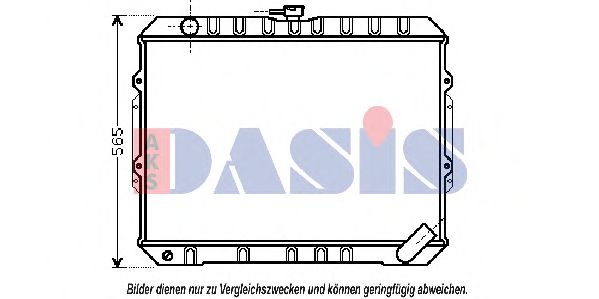 Imagine Radiator, racire motor AKS DASIS 140086N