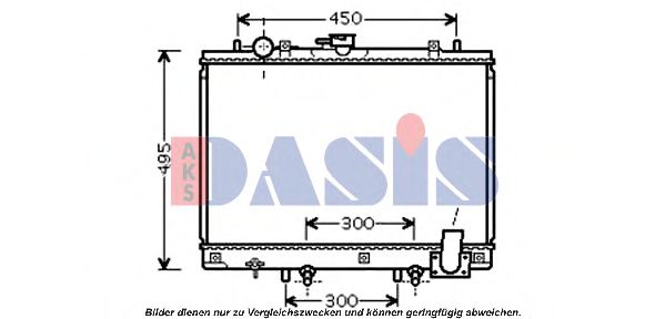 Imagine Radiator, racire motor AKS DASIS 140089N