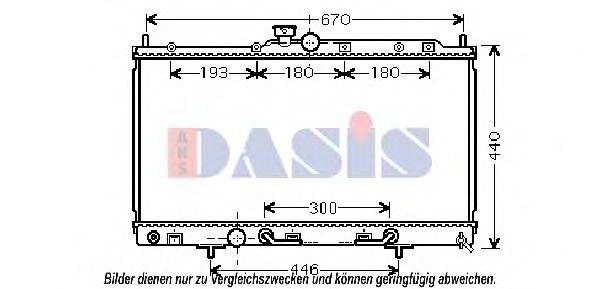 Imagine Radiator, racire motor AKS DASIS 140096N