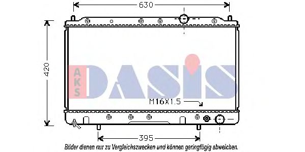 Imagine Radiator, racire motor AKS DASIS 140190N