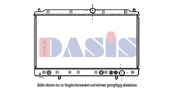 Imagine Radiator, racire motor AKS DASIS 140380N