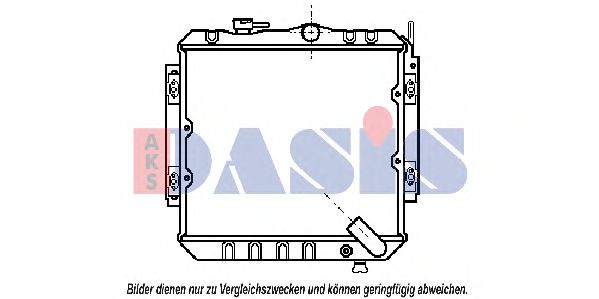 Imagine Radiator, racire motor AKS DASIS 140440N