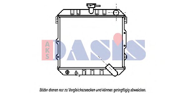 Imagine Radiator, racire motor AKS DASIS 140490N