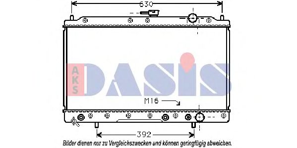 Imagine Radiator, racire motor AKS DASIS 140720N