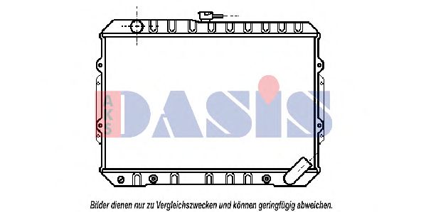 Imagine Radiator, racire motor AKS DASIS 140820N