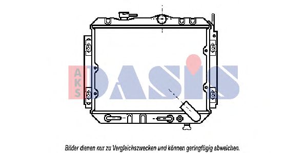 Imagine Radiator, racire motor AKS DASIS 141020N