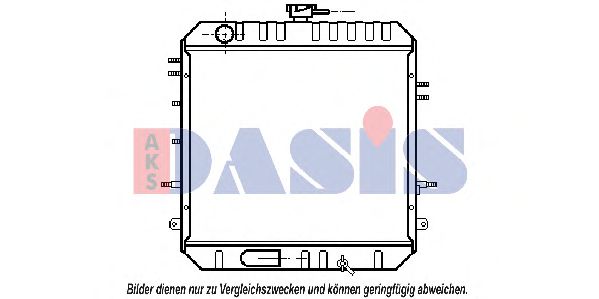 Imagine Radiator, racire motor AKS DASIS 141140N