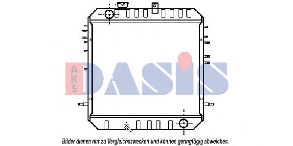 Imagine Radiator, racire motor AKS DASIS 141150N