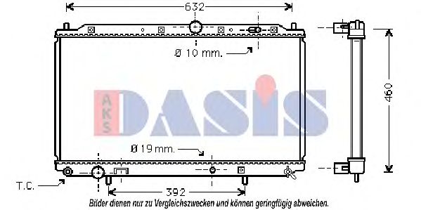 Imagine Radiator, racire motor AKS DASIS 141310N