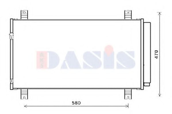 Imagine Condensator, climatizare AKS DASIS 142037N