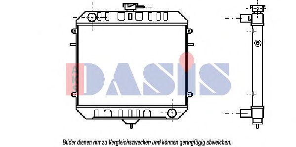 Imagine Radiator, racire motor AKS DASIS 150028N