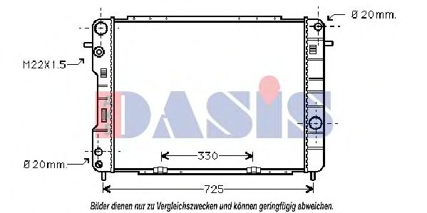 Imagine Radiator, racire motor AKS DASIS 150029N