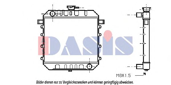 Imagine Radiator, racire motor AKS DASIS 150036N