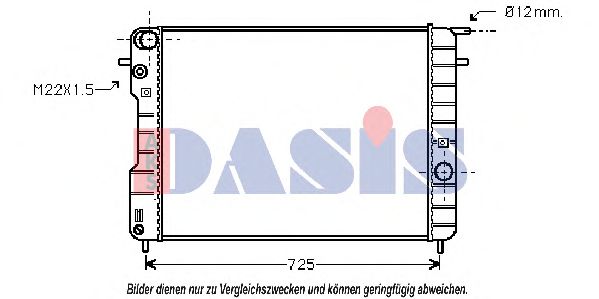 Imagine Radiator, racire motor AKS DASIS 150044N