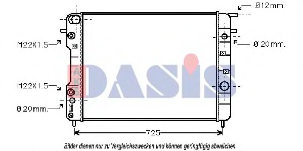 Imagine Radiator, racire motor AKS DASIS 150083N