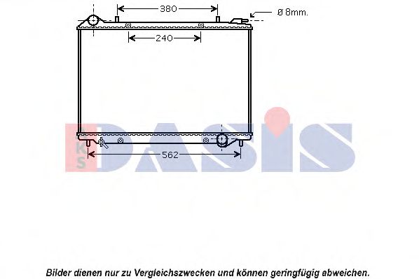 Imagine Radiator, racire motor AKS DASIS 150085N