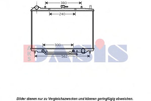 Imagine Radiator, racire motor AKS DASIS 150086N