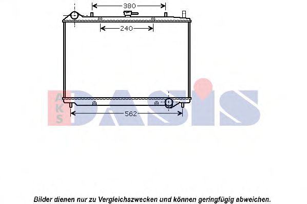 Imagine Radiator, racire motor AKS DASIS 150087N