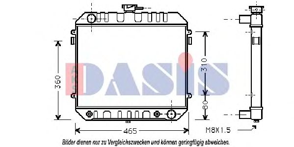 Imagine Radiator, racire motor AKS DASIS 150090N