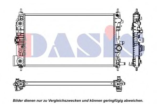 Imagine Radiator, racire motor AKS DASIS 150105N