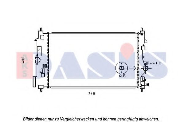 Imagine Radiator, racire motor AKS DASIS 150118N