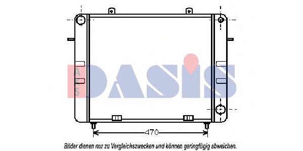 Imagine Radiator, racire motor AKS DASIS 150490N