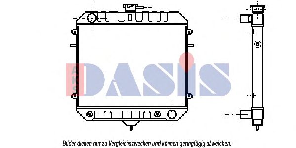 Imagine Radiator, racire motor AKS DASIS 150590N