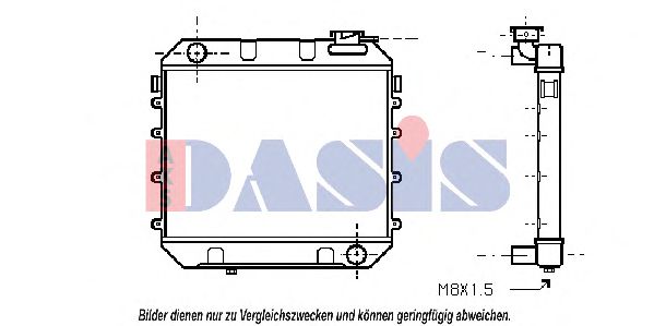 Imagine Radiator, racire motor AKS DASIS 150770N