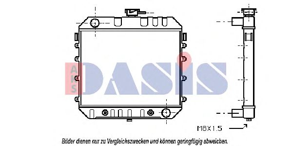 Imagine Radiator, racire motor AKS DASIS 150940N