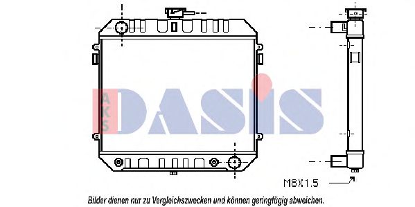 Imagine Radiator, racire motor AKS DASIS 151470N