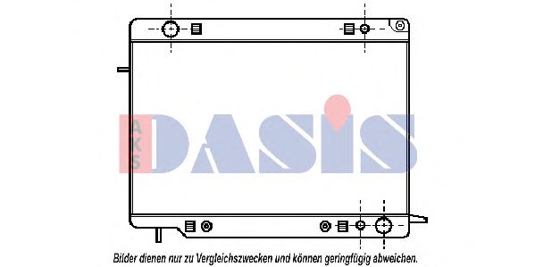 Imagine Radiator, racire motor AKS DASIS 151660N