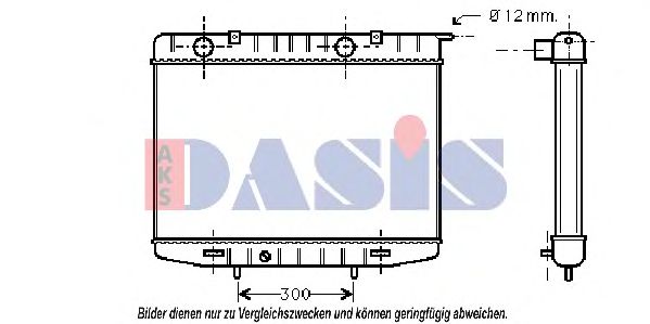 Imagine Radiator, racire motor AKS DASIS 151800N