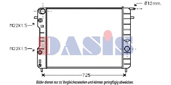 Imagine Radiator, racire motor AKS DASIS 151910N