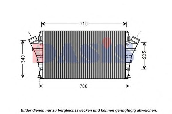 Imagine Intercooler, compresor AKS DASIS 157001N