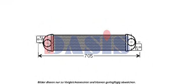 Imagine Intercooler, compresor AKS DASIS 157022N