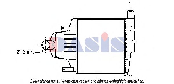 Imagine Intercooler, compresor AKS DASIS 157027N