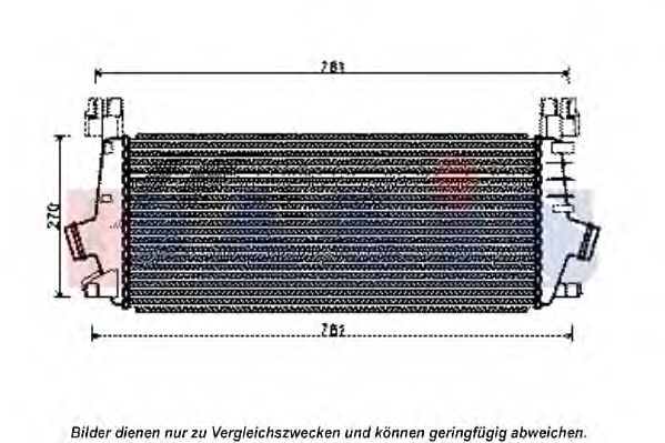 Imagine Intercooler, compresor AKS DASIS 157034N