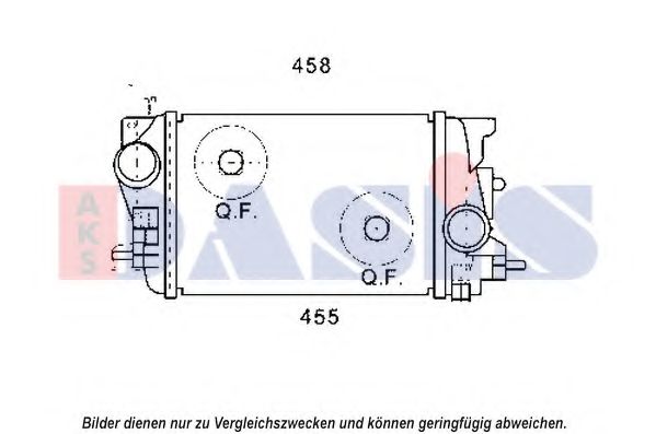 Imagine Intercooler, compresor AKS DASIS 157039N