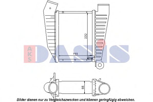 Imagine Intercooler, compresor AKS DASIS 157070N