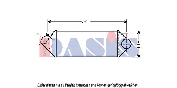 Imagine Intercooler, compresor AKS DASIS 157080N