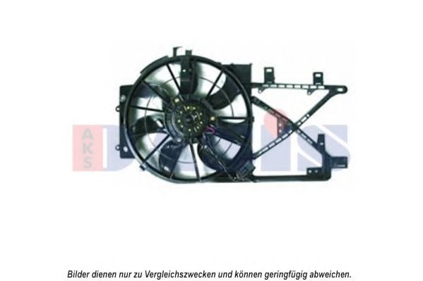 Imagine Ventilator, radiator AKS DASIS 158055N