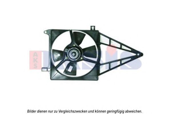 Imagine Ventilator, radiator AKS DASIS 158057N