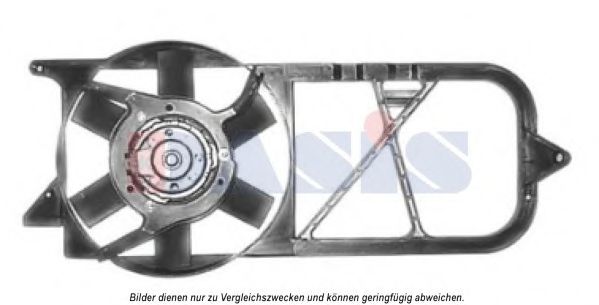 Imagine Ventilator, radiator AKS DASIS 158088N