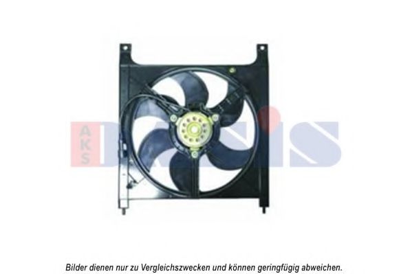 Imagine Ventilator, radiator AKS DASIS 158097N